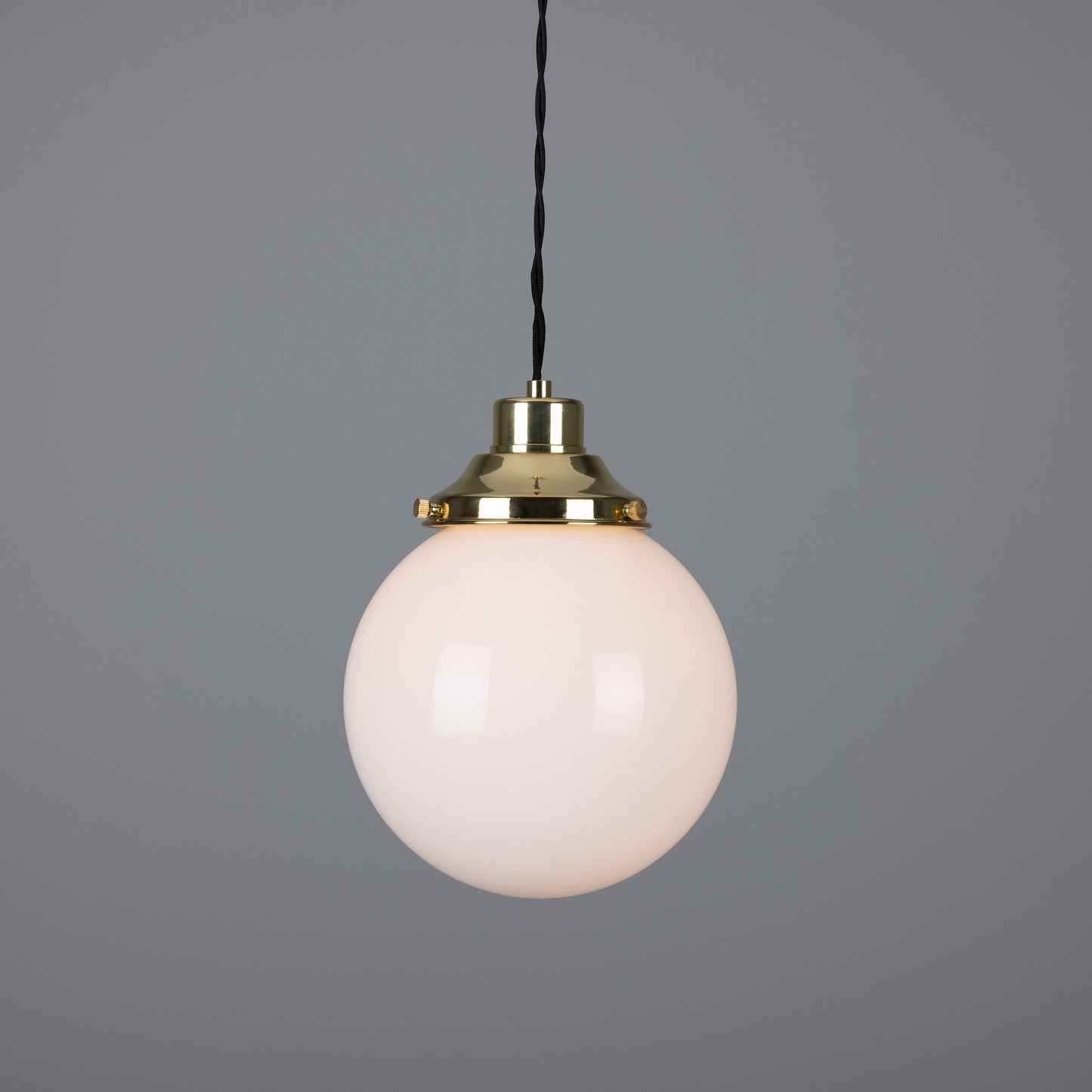 Gentry Opal Glass Globe Pendant Light