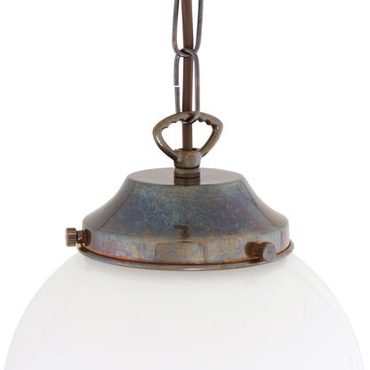 Yerevan Opal Glass Globe Pendant Light