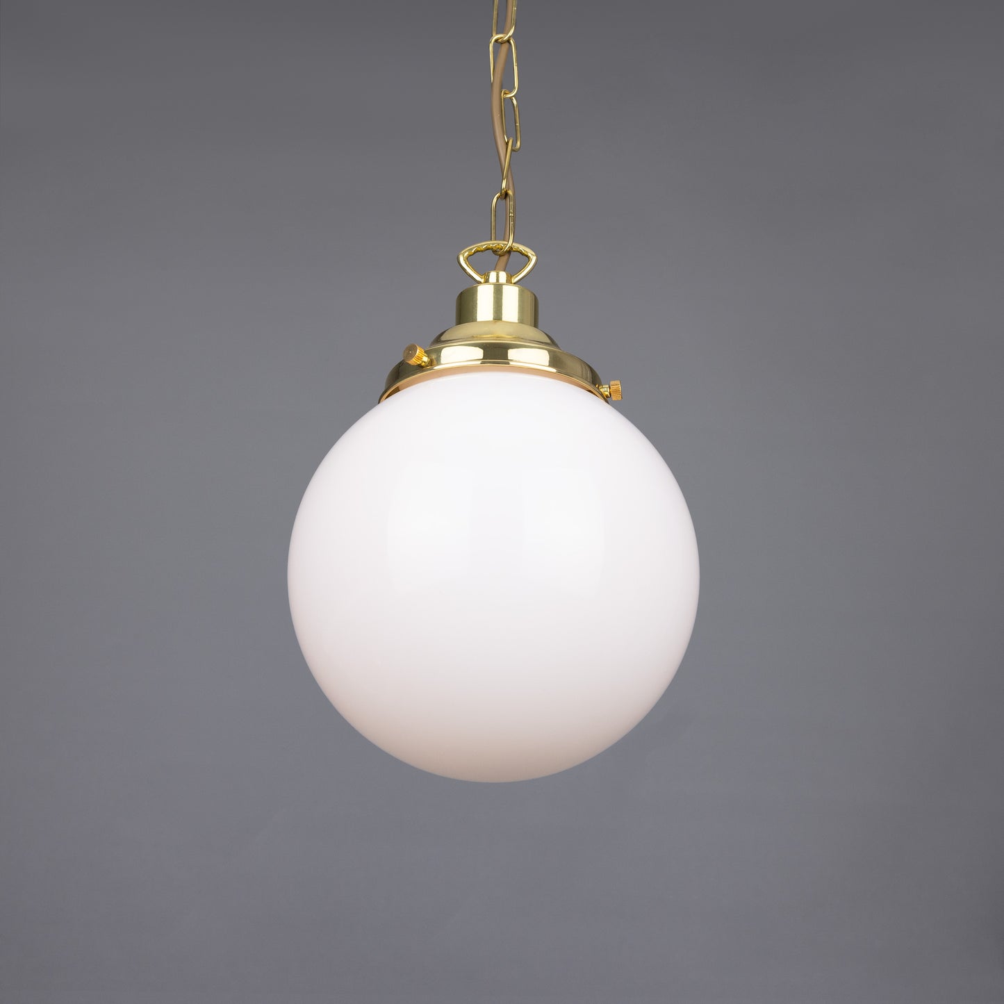 Yerevan Opal Glass Globe Pendant Light