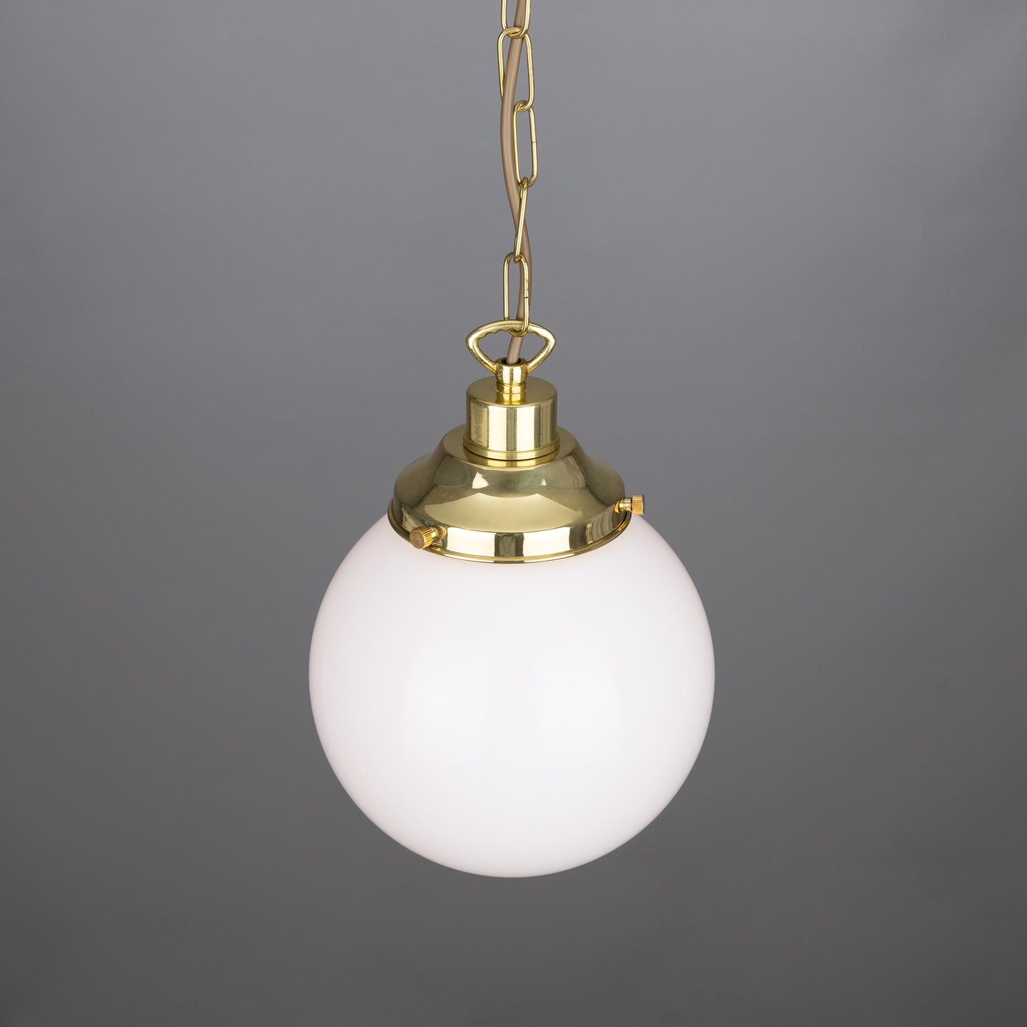 Yerevan Opal Glass Globe Pendant Light