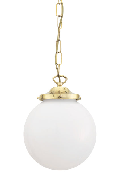 Yerevan Opal Glass Globe Pendant Light