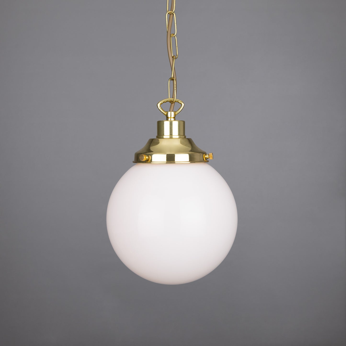 Yerevan Opal Glass Globe Pendant Light