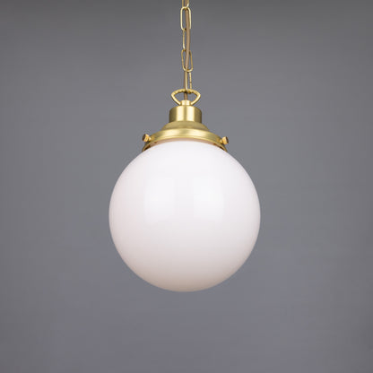 Yerevan Opal Glass Globe Pendant Light