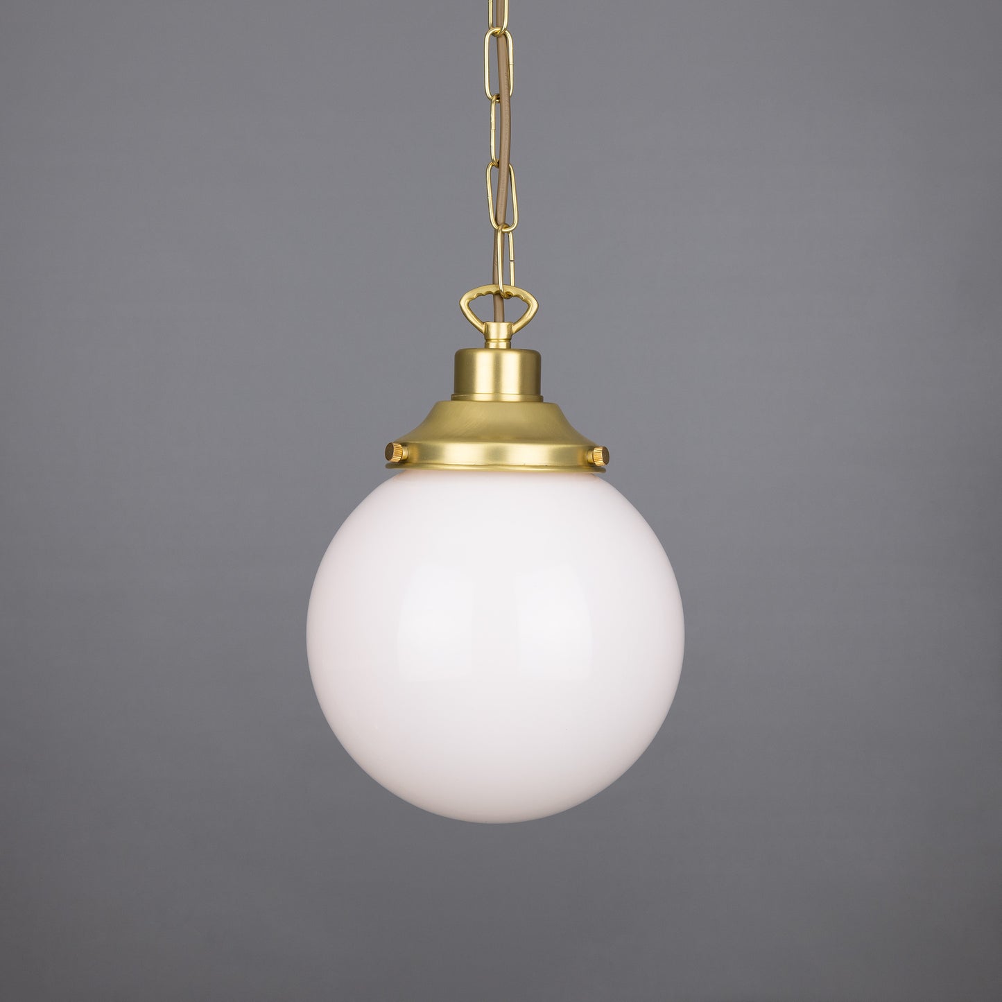 Yerevan Opal Glass Globe Pendant Light