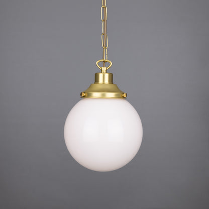 Yerevan Opal Glass Globe Pendant Light