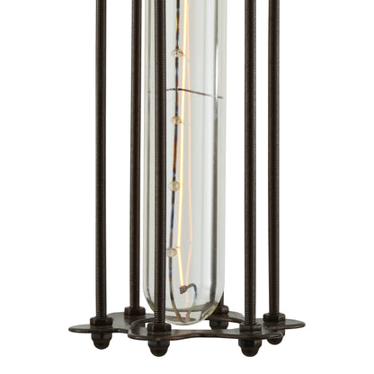 Beirut Industrial Slender Cage Pendant Light