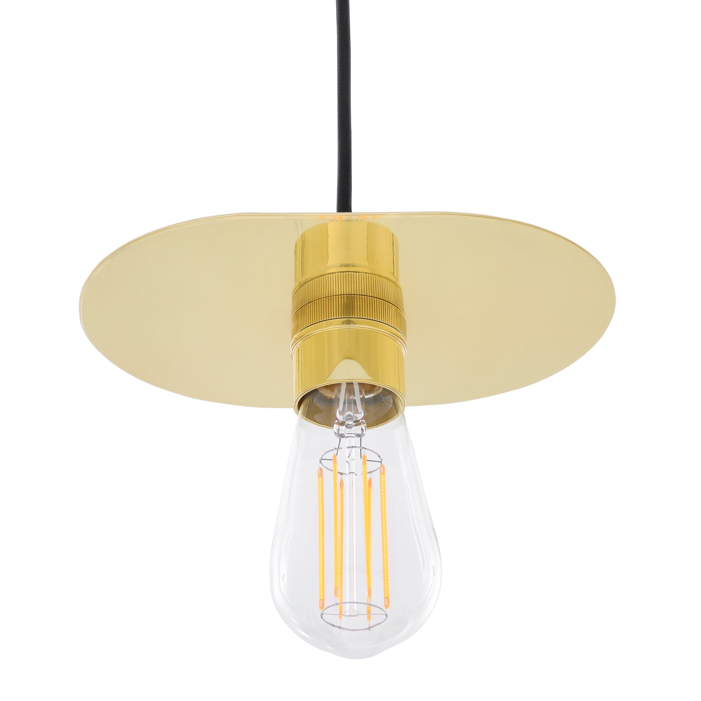 Kigoma Contemporary Brass Pendant Light