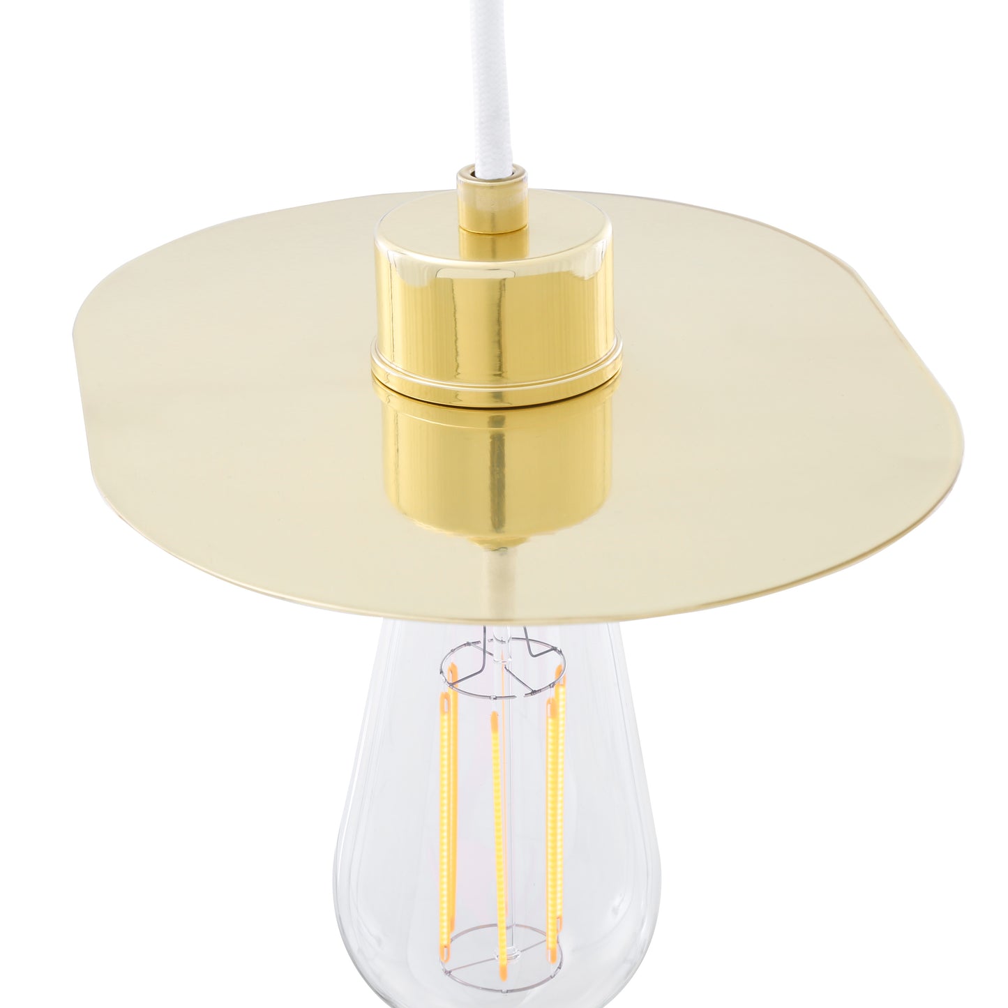 Kigoma Contemporary Brass Pendant Light