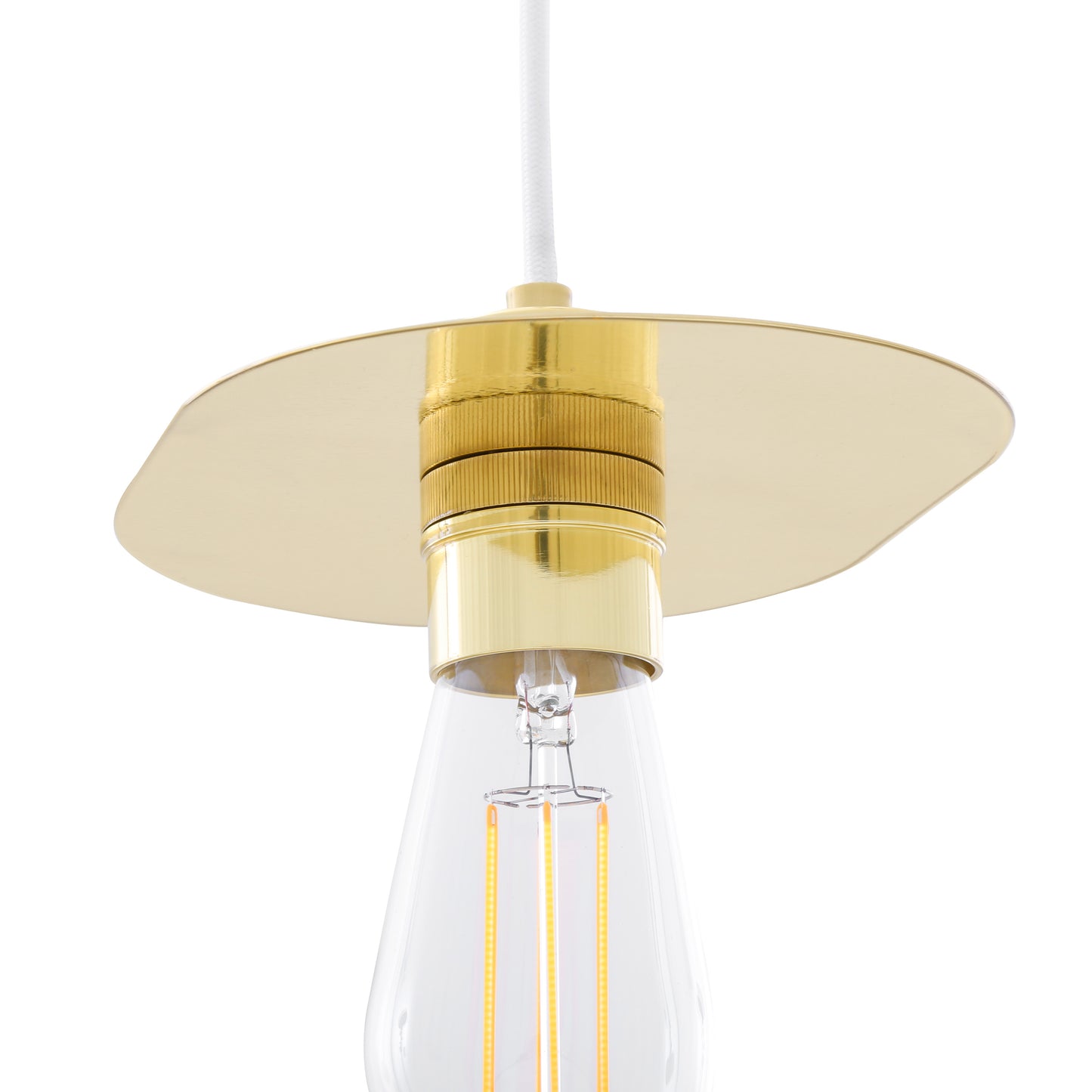 Kigoma Contemporary Brass Pendant Light