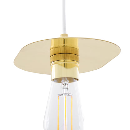 Kigoma Contemporary Brass Pendant Light