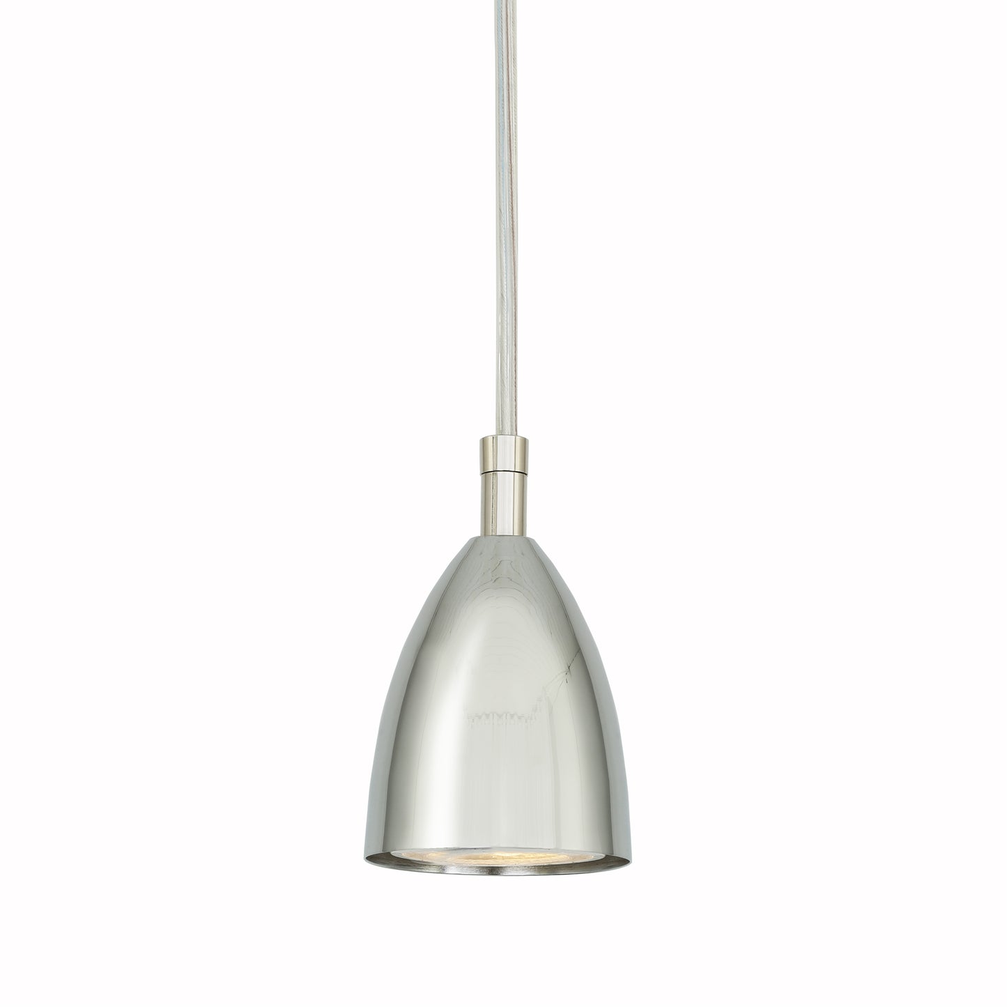 Lainio Small Modern Brass Cone Pendant Light