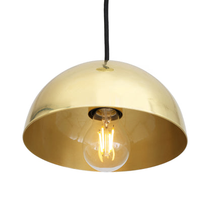 Maua Brass Dome Pendant Light