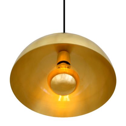 Maua Brass Dome Pendant Light
