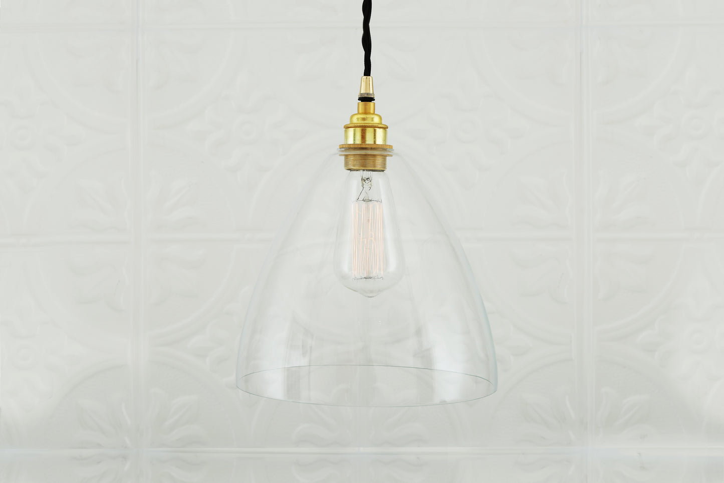 Luang Modern Clear Glass Pendant Light