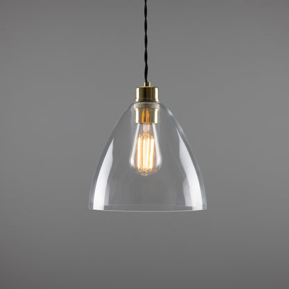 Luang Modern Clear Glass Pendant Light