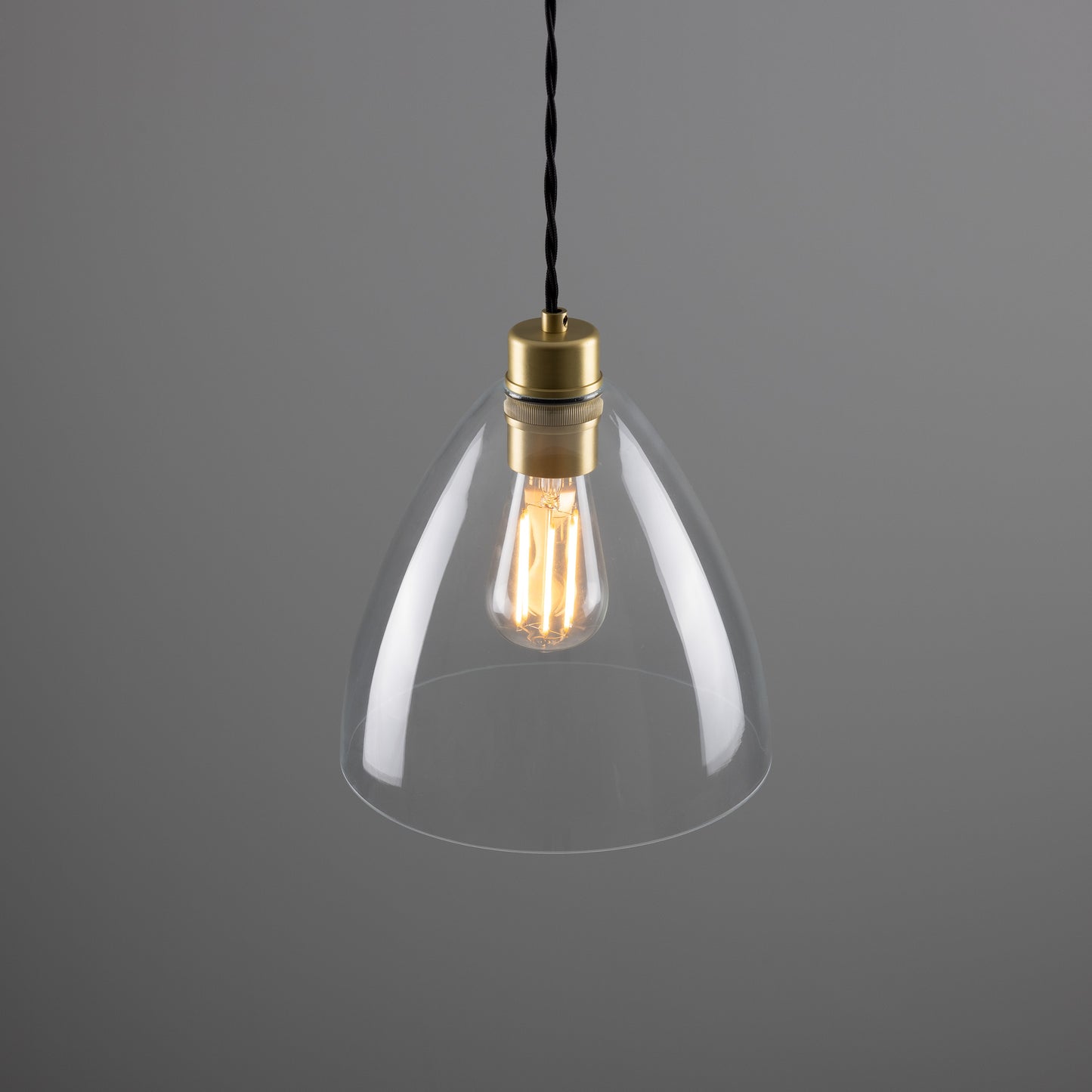 Luang Modern Clear Glass Pendant Light