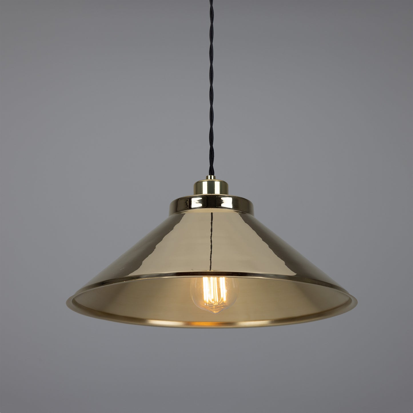 Rio Vintage Brass Pendant Light