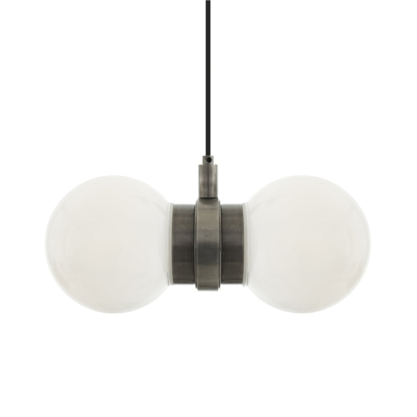 Eske Double Glass Globe Pendant Light