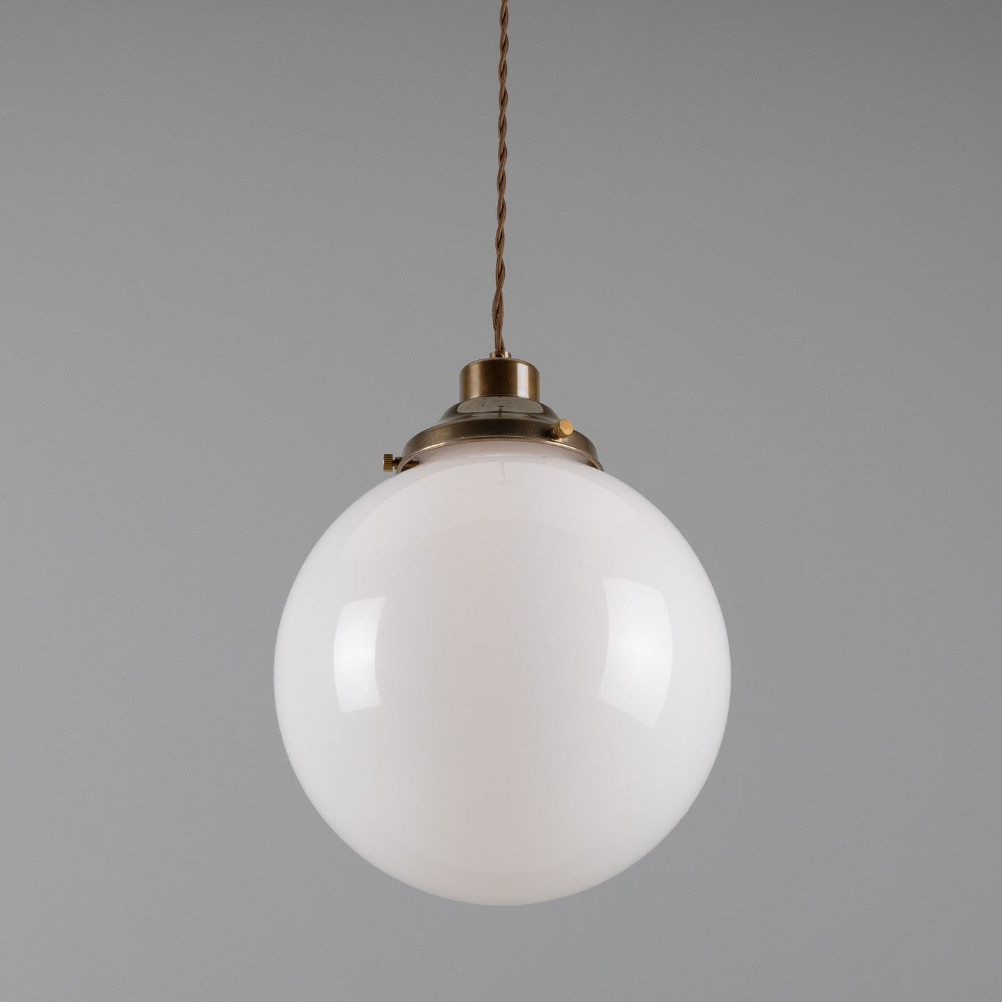 Gentry Opal Glass Globe Pendant Light