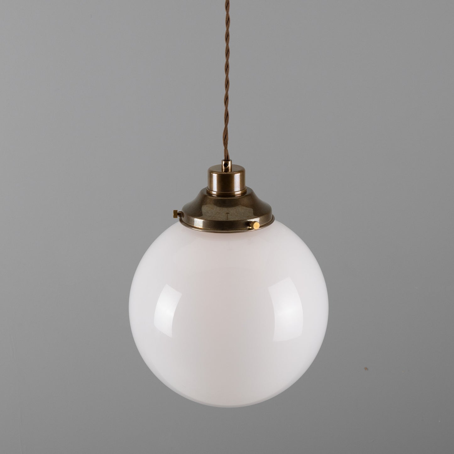 Gentry Opal Glass Globe Pendant Light