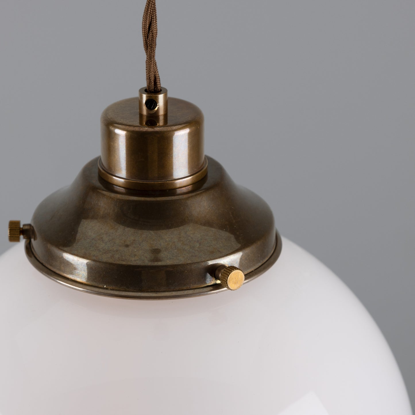 Gentry Opal Glass Globe Pendant Light