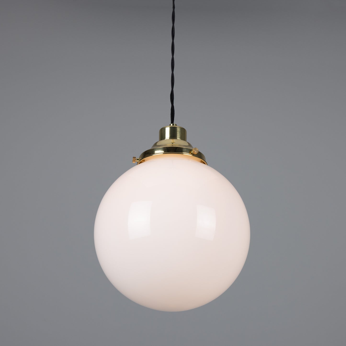 Gentry Opal Glass Globe Pendant Light