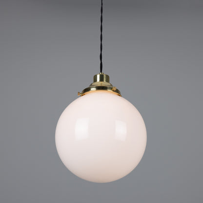 Gentry Opal Glass Globe Pendant Light