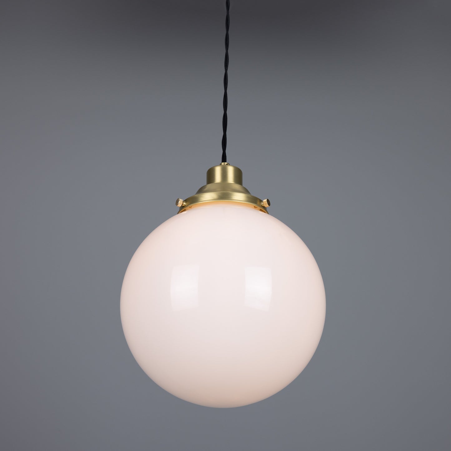 Gentry Opal Glass Globe Pendant Light