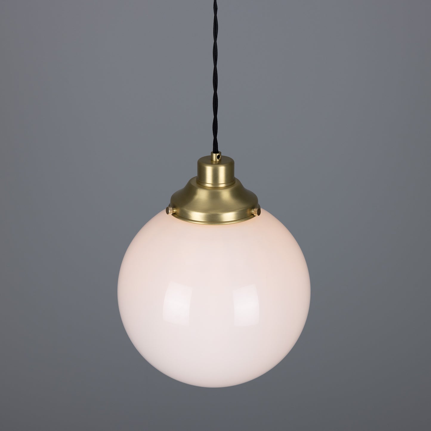 Gentry Opal Glass Globe Pendant Light