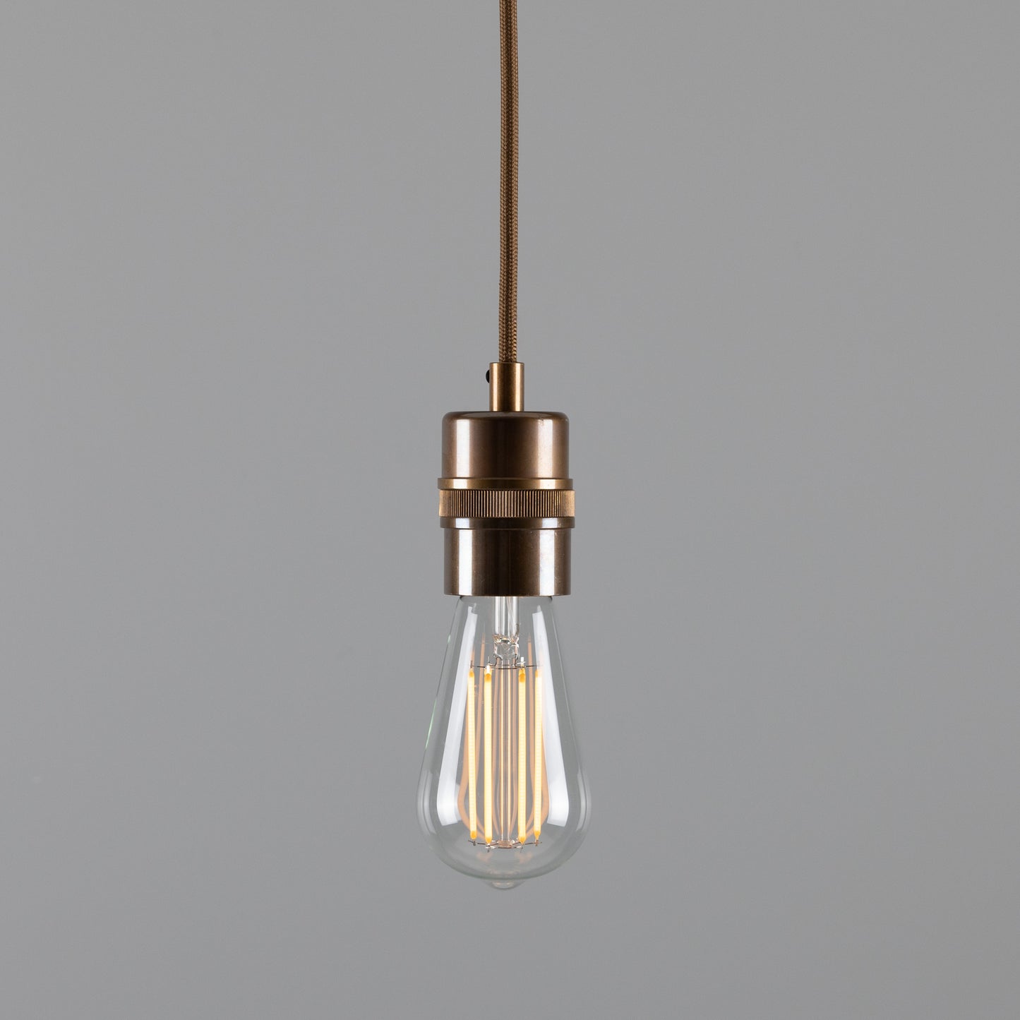 Devon Minimalist Brass Pendant Light