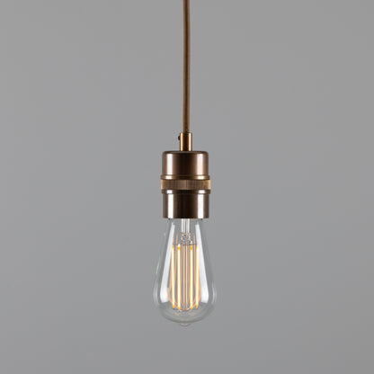 Devon Minimalist Brass Pendant Light