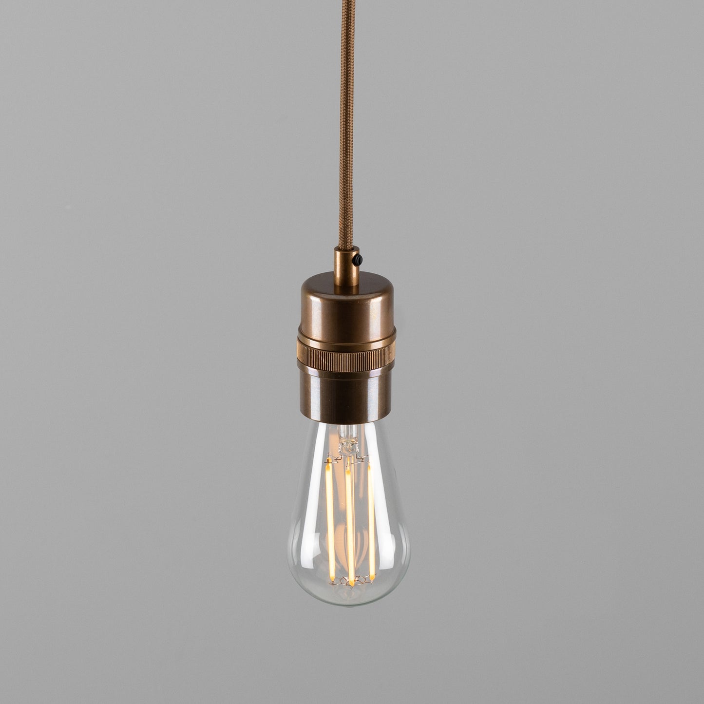 Devon Minimalist Brass Pendant Light