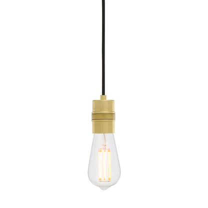 Devon Minimalist Brass Pendant Light