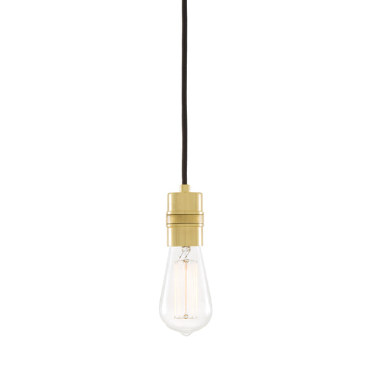 Devon Minimalist Brass Pendant Light