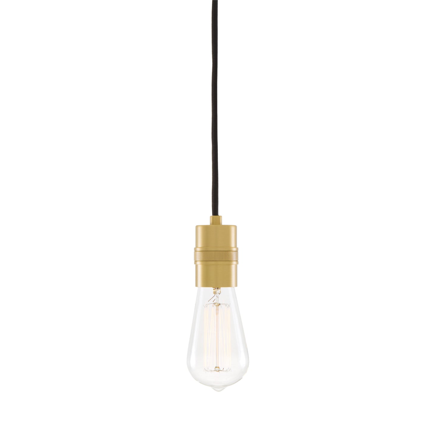 Devon Minimalist Brass Pendant Light