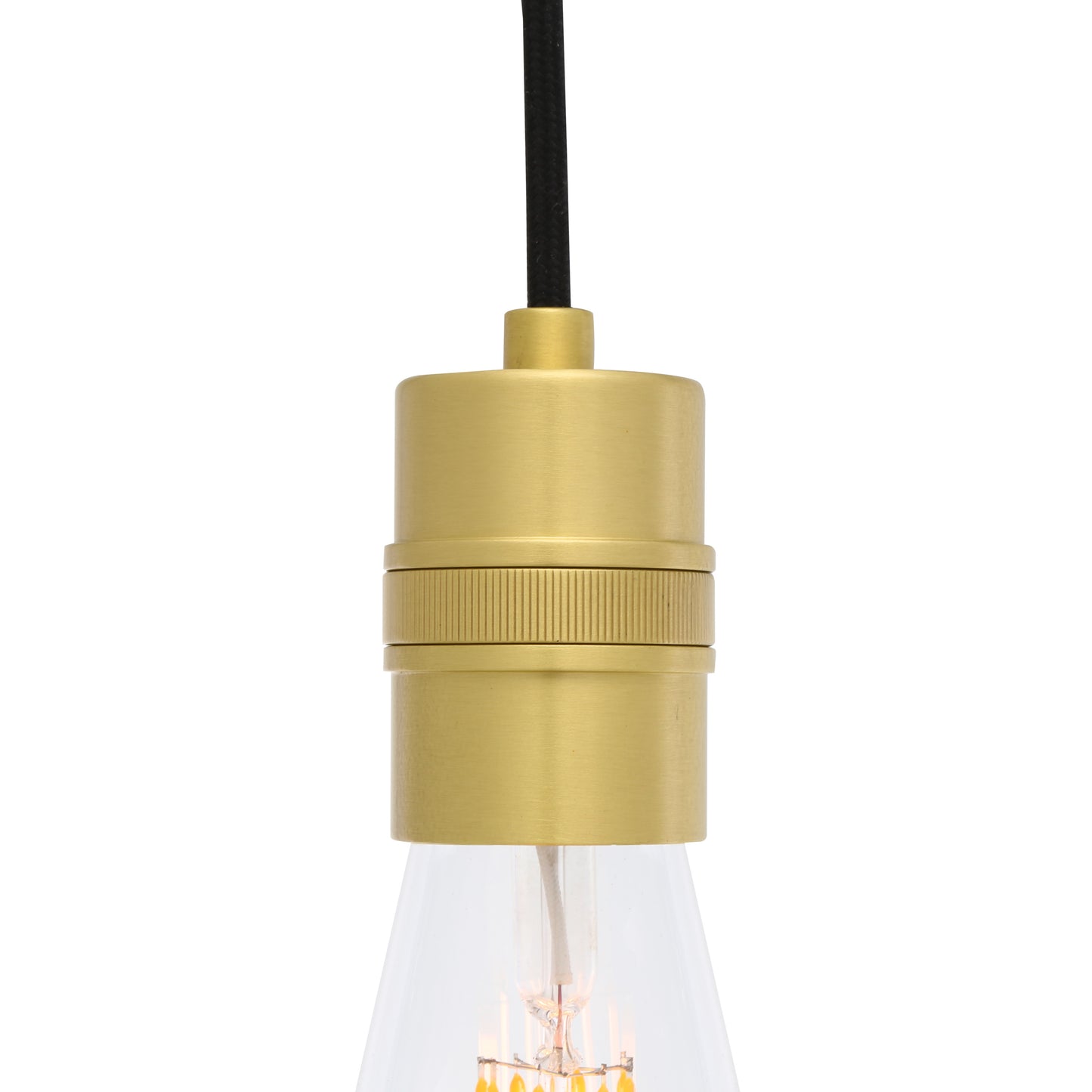 Devon Minimalist Brass Pendant Light