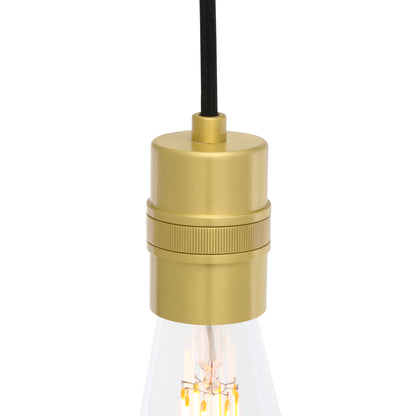 Devon Minimalist Brass Pendant Light