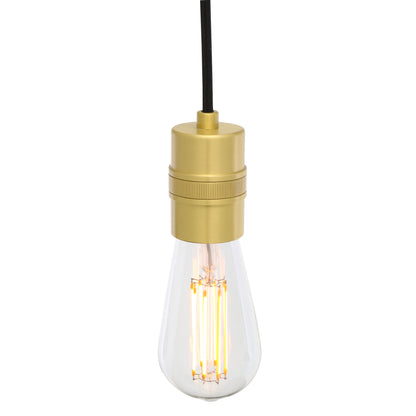 Devon Minimalist Brass Pendant Light