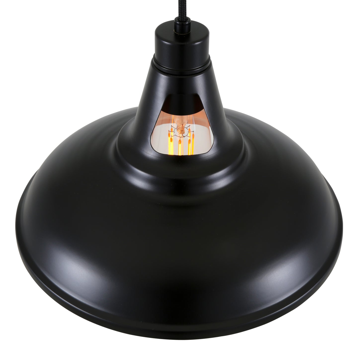 Alma Vintage Black and Copper Pendant Light 31cm