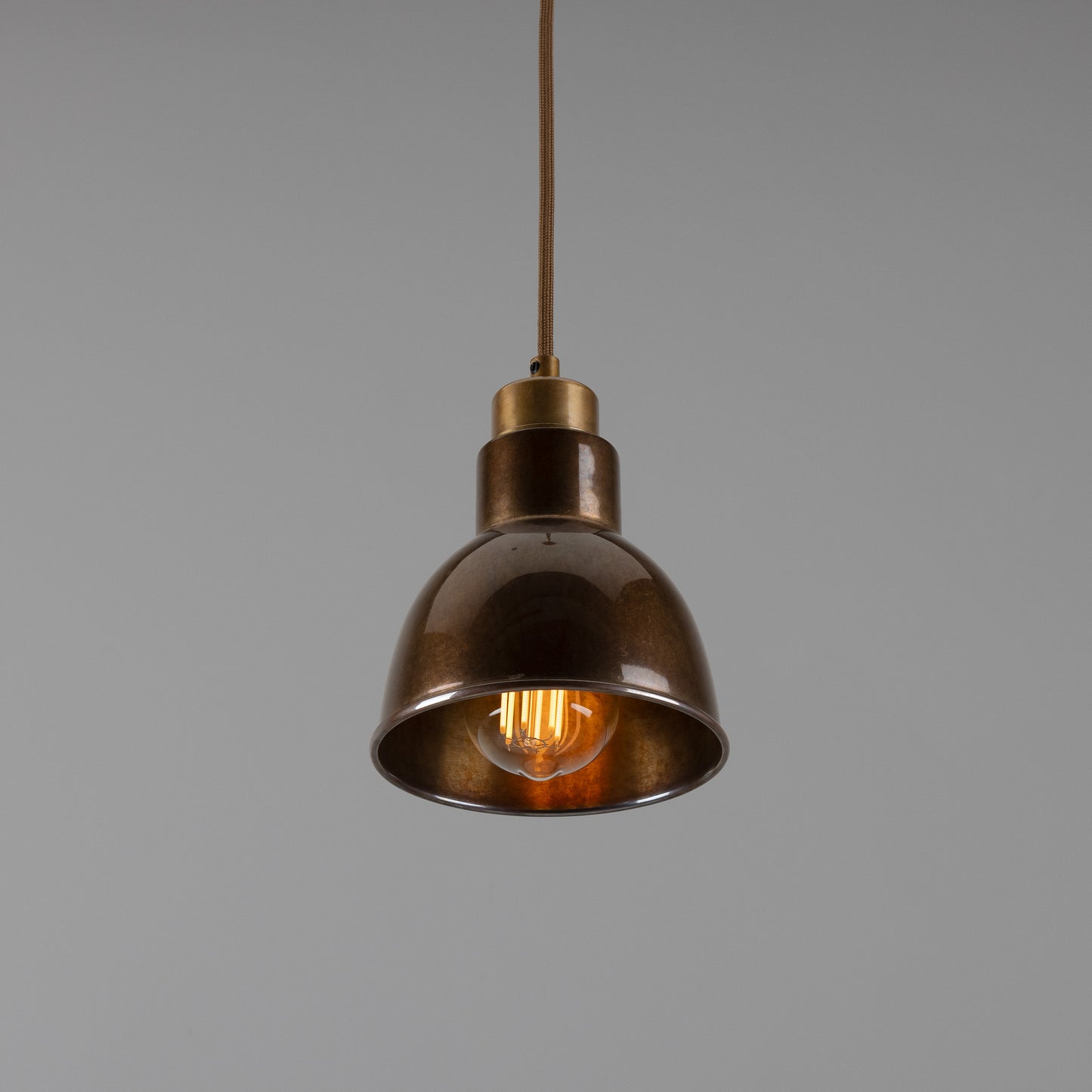 Baku Vintage Brass Pendant Light