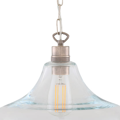 Clifton Railway Clear Glass Pendant