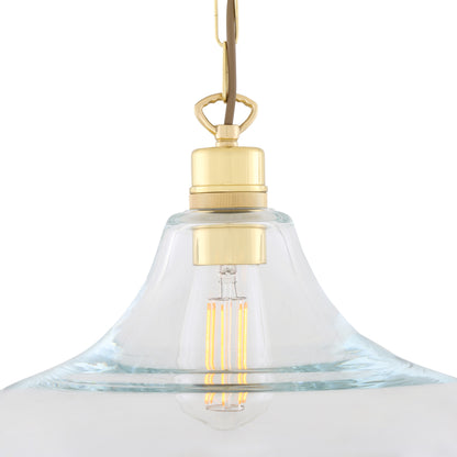 Clifton Railway Clear Glass Pendant