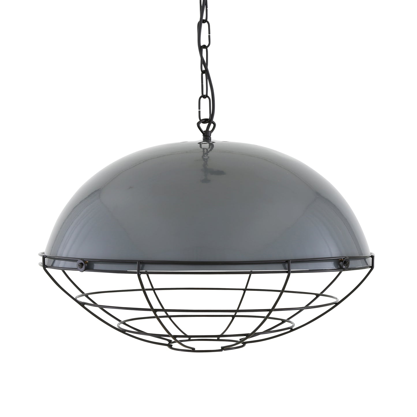 Austin Large Factory Cage Pendant Light