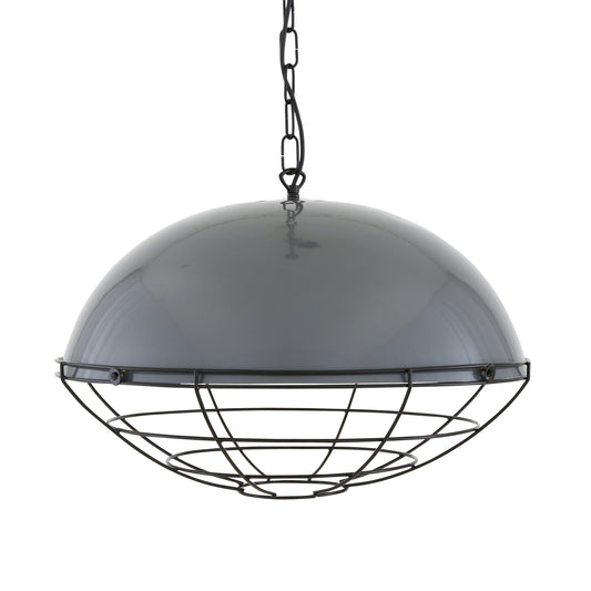 Austin Large Factory Cage Pendant Light