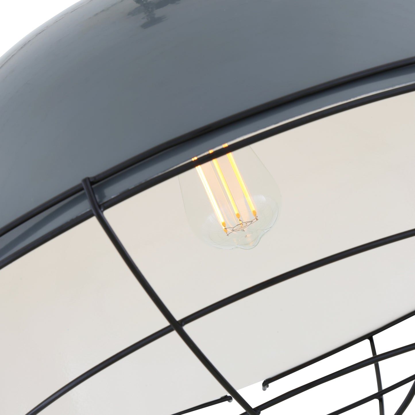 Austin Large Factory Cage Pendant Light