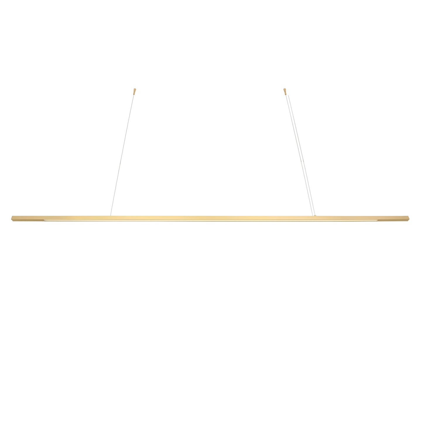 Fairfield Contemporary Brass LED Linear Pendant