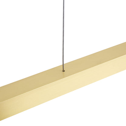 Fairfield Contemporary Brass LED Linear Pendant