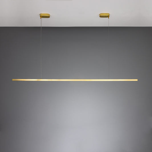 Fairfield Contemporary Brass LED Linear Pendant