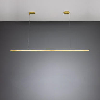 Fairfield Contemporary Brass LED Linear Pendant