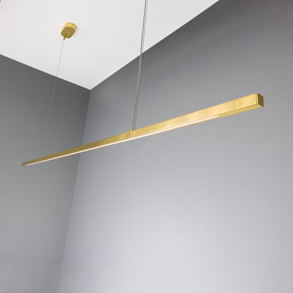 Fairfield Contemporary Brass LED Linear Pendant